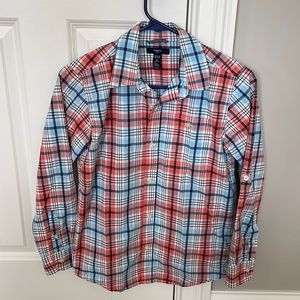 GapKids long sleeve boys dress shirt size L